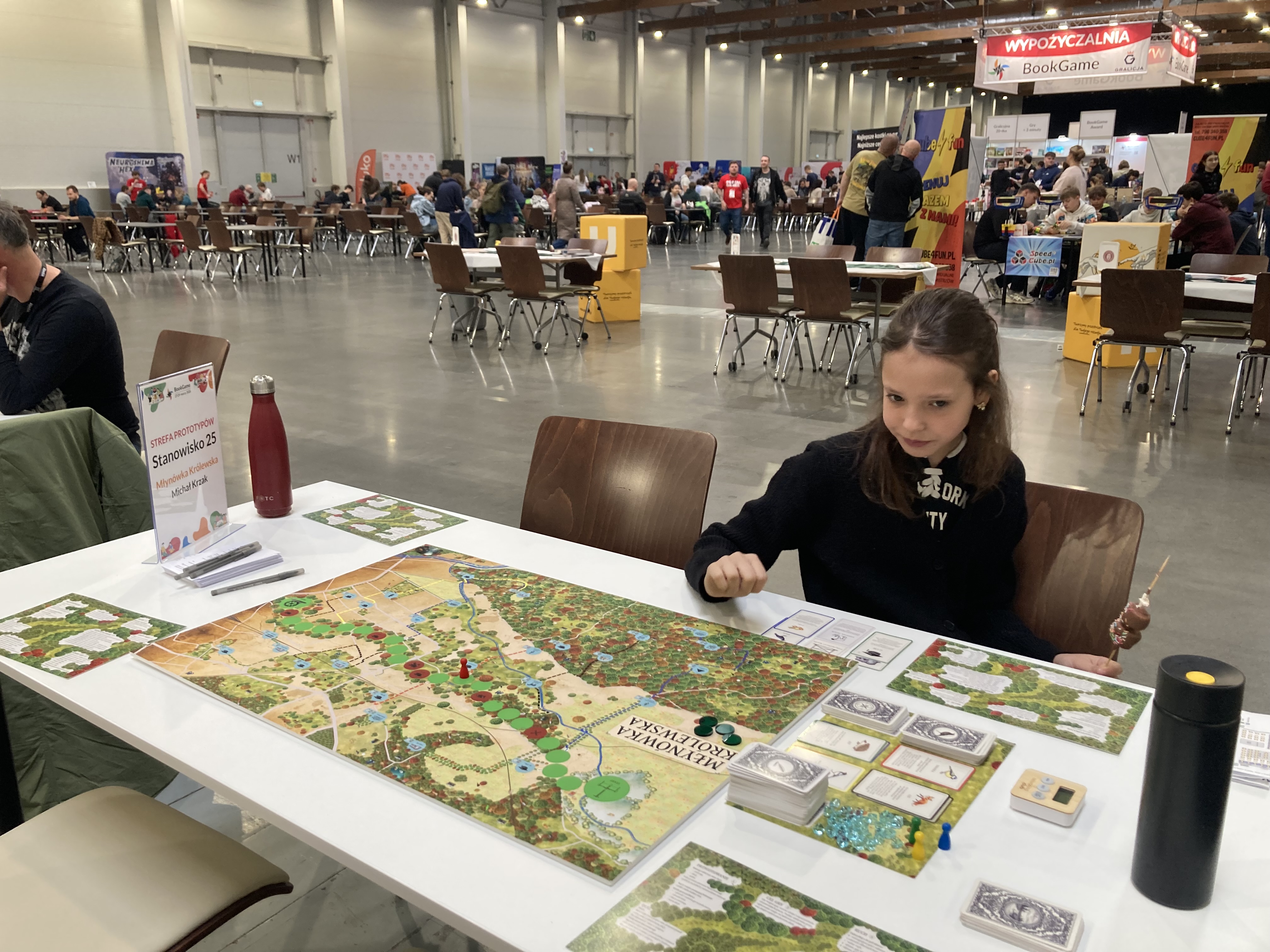 Zdjęcie z testów na targach BookGame 2026